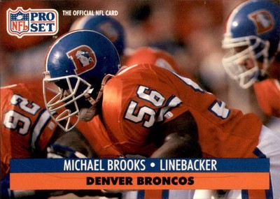 1991 NFL Pro Set Michael Brooks #137 (6024)