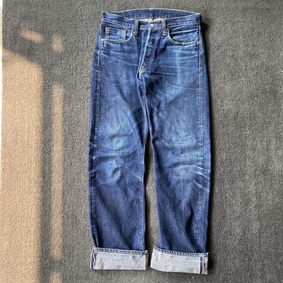 Sugar Cane 40's Selvedge Denim Fading Blue 14oz Straight Jeans W31 L34 Japan