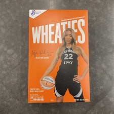 A’ja Wilson Wheaties Cereal Box 2026 Las Vegas Aces 15.6 oz New