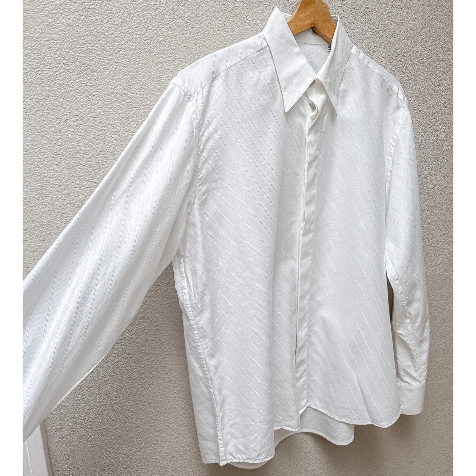 Camicia Versace aderente con bottoni 42 IT taglia L