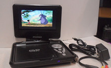 Sylvania Portable DVD Player SDVD7027 Black 7-Inch SWIVEL SCREEN USB/SD INPUTS