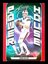 Josh Allen 2024 Panini Prestige POWER HOUSE Red 214/399 Buffalo Bills #PH-JAN