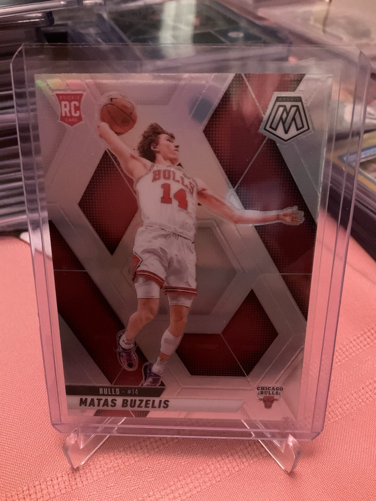 2024-25 Panini Mosaic - Matas Buzelis #223 Mosaic Prizm Rookie Chicago Bulls