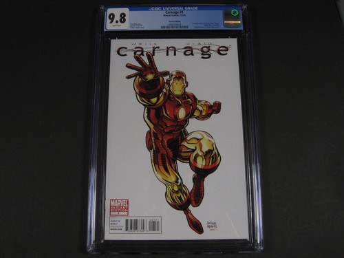 Carnage #1 + #2 Adams variants CGC 9.8/7.5