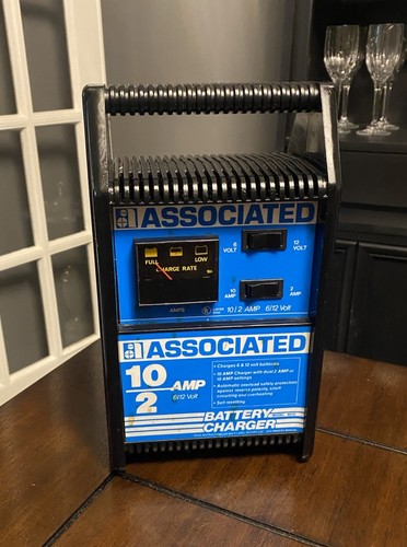 Associated Equipment No.8210 Portable 6V/12V Battery Charger - 10 AMP