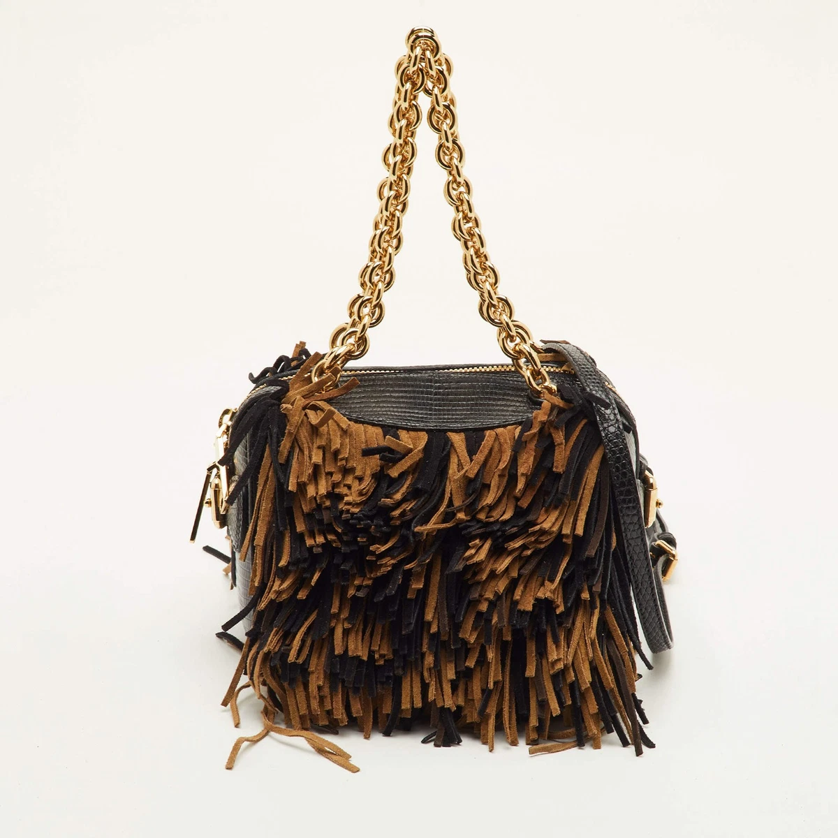 Burberry Fringe Suede Exterior Bags & Handbags for Women for sale