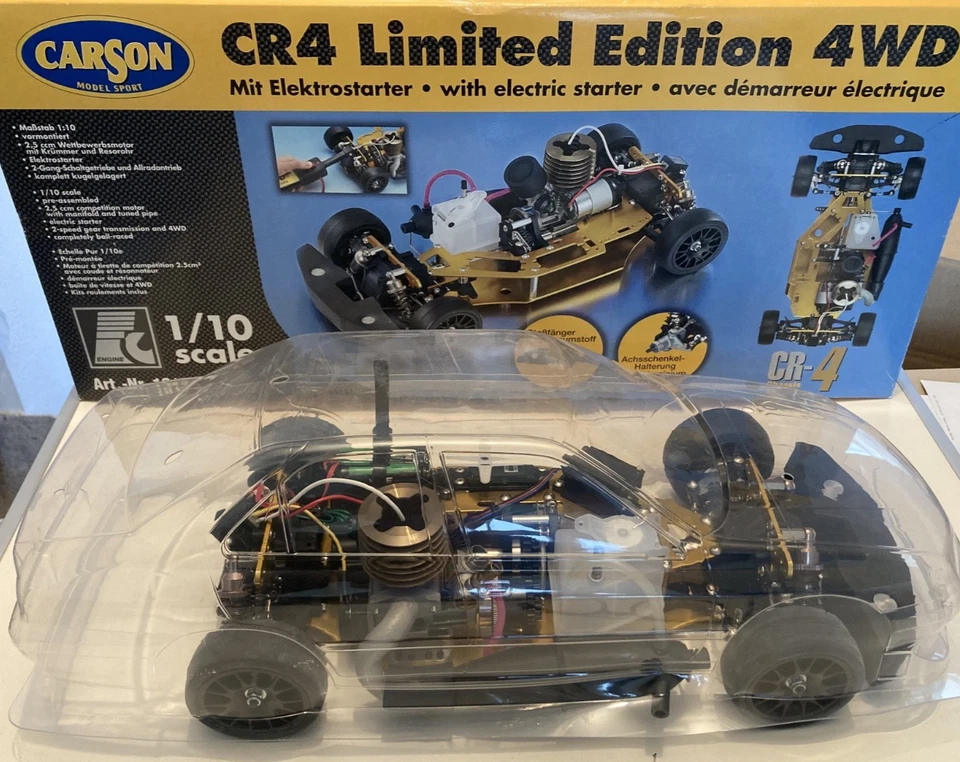 CARSON CR4 Limited Edition 4WD + Fahrzeugchassis+SANWA 2-Kanal FERNSTEUERUNG - Bild 2 von 4