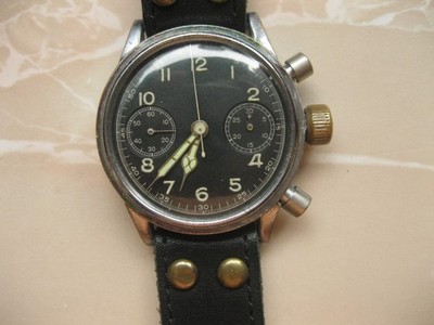 Tutima  Dr. Kurtz Militäruhr / Glashütte / Urofa Kaliber 59