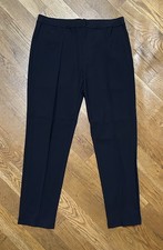 Theory Curtis Drawstring Pant In Precision Ponte Size 34 Baltic Navy Blue 