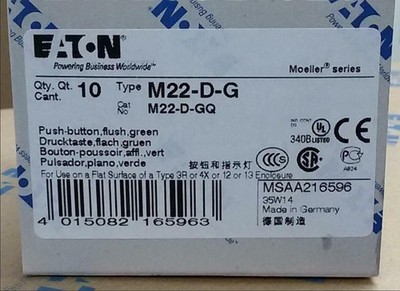 1pc New     push-button   M22-D-G *cc
