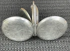 1892 Waltham Bond St Model 1884 Coin Silver Ornate Hunter Case 14s Pocket Watch