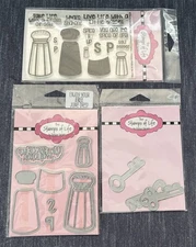 The Stamps of Life SALT SHAKER Clear Stamp Set with Matching Dies + Bonus Dies