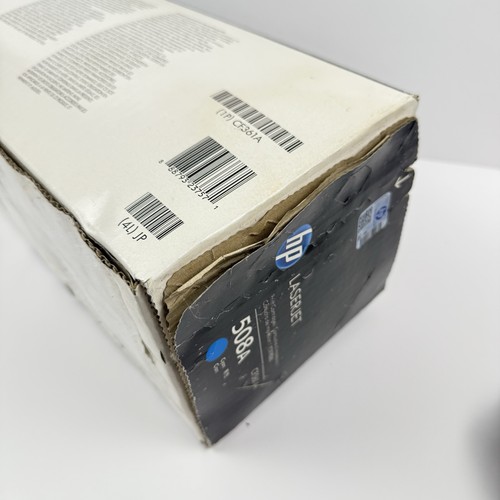 Genuine HP 508 A LaserJet Cyan Toner Cartridge CF361A *Damaged Box* - Afbeelding 5 van 9