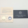 1974 Eisenhower Silver Dollar in Blue Envelope San Francisco Eisenhower