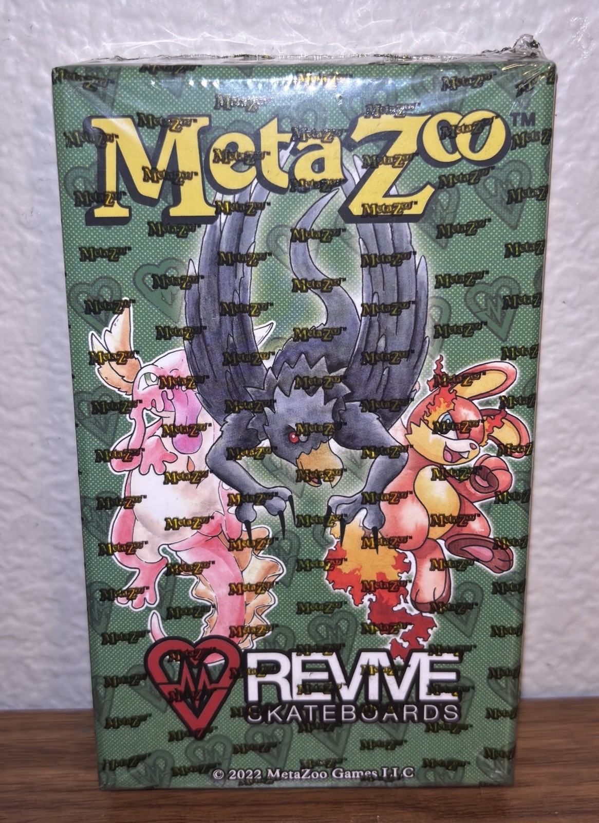 NEW SEALED 2022 MetaZoo X Revive Skateboards 1st Edition