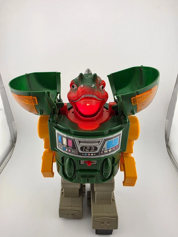 Dino Robot Horikawa SH Made in Japan 70er Jahre Retro Spielzeug leuchtet Plastik - Bild 1 von 4