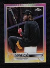 2022 Topps Chrome Image Variation SP Base Refractor Oneil Cruz #128 0m4q