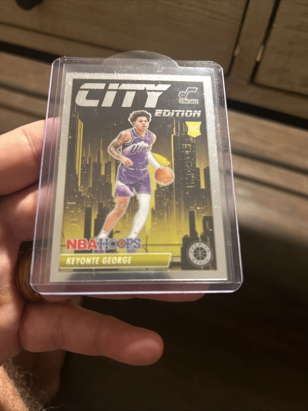 2023-24 Panini Nba Hoops Premium Stock - City Edition Keyonte George #16 Silver