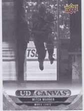 2024/25 UD..MITCH MARNER..CANVAS..BLACK & WHITE..SP..CARD # C-31..MAPLE LEAFS