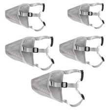 Dog Muzzle Breathable Adjustable Prevent Biting Chewing Pet Mesh Muzzle