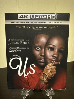 Us (4K Ultra HD + Blu-Ray, 2019) Jordan Peele Horror W/ OOP Slipcover