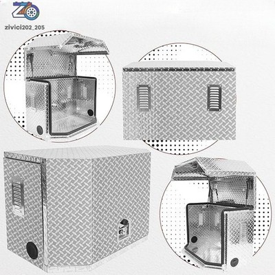 32'' Aluminum Generator Box Generator Security Specific Storage RV Trailer Truck