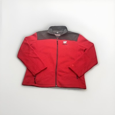 University Of Wisconsin Badgers Jacket Full Zip Men Size XL Ski Jacket
