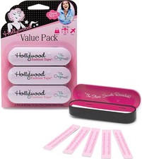 Medical Quality Double-Stick Apparel Tape, 3 tins x 36 Strips Value Pack