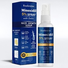 5% Minoxidil Hair Growth Spray Serum for Men & Women, Strengthens & Thickens