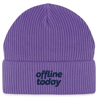 Stickmotiv Offline Today Heute Offline Bio Fisherman Beanie Mütze, One size