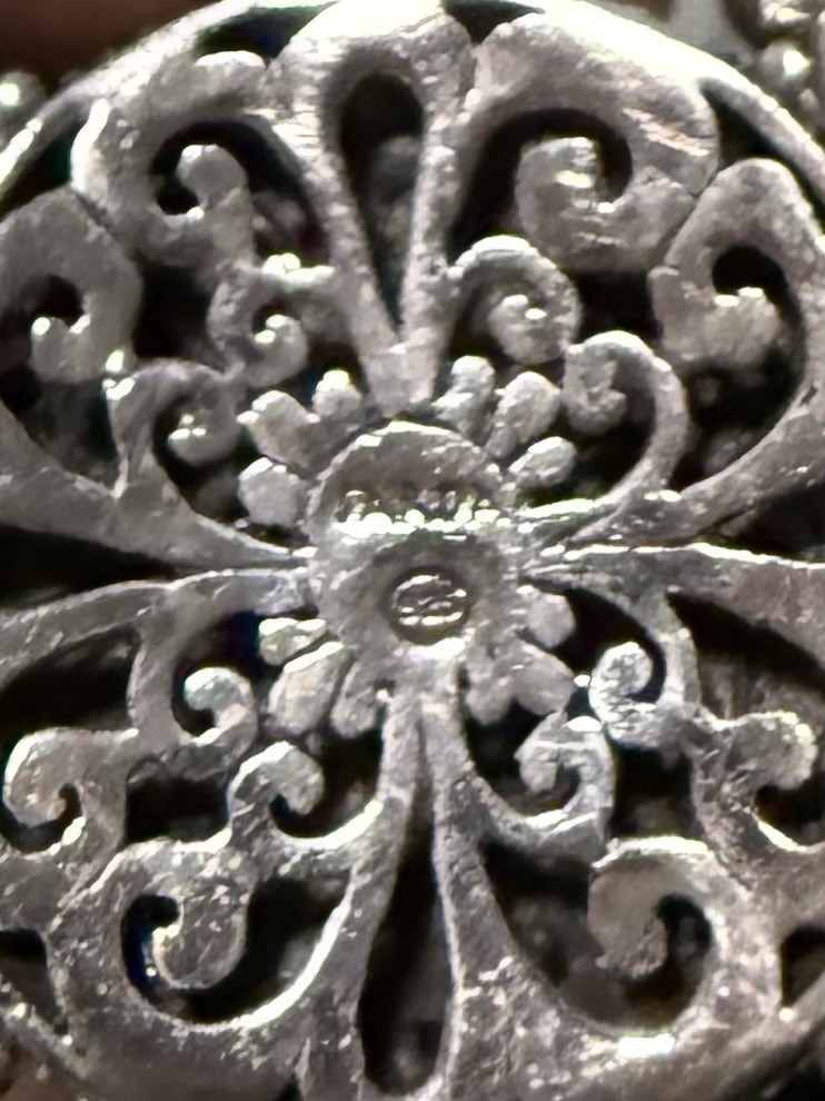 SARDA Fine Jewelry Sterling Sliver 925 Turquoise Chain Bracelet 