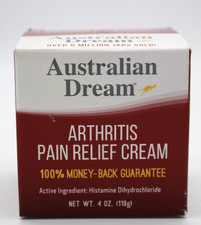 Australian Dream Arthritis Pain Relief Cream, 4 oz - EXP 2027/2028