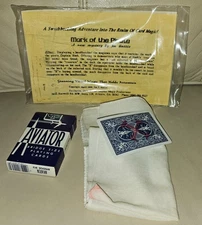 Vintage Joe Gattis X Mark of the Pirate Card Magic Trick Illusion