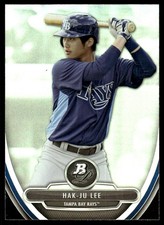 Hak-Ju Lee 2013 Bowman Platinum #BPP68 Rays MLB READ FREE SHIPPING AutographDen