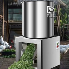 Picadora de verduras de acero inoxidable, picadora de alimentación eléctrica, picadora de césped de granja