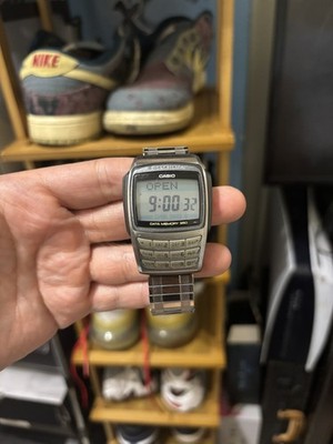 Vintage 1992 CASIO EDB-610 (2550) e-Data Bank Data Memory 350 36mm watch - RARE