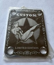 Custom Limited Edition Electric Guitar Neck Plate Engraved New