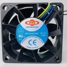 TOP MOTOR DF126025BU 12V 0.8A 4-Wire Inverter Cooling Fan