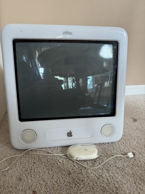 Apple eMac A1002 Vintage Computer PC With Mouse
