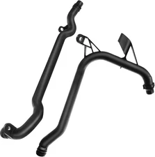 A-Premium Engine Heater Inlet Water Coolant Pipe with O-Rings Black 