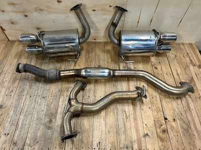 #ad 08 14 SUBARU IMPREZA WRX SEDAN INVIDIA Q300 QUAD ROLLED SS TIPS CAT BACK EXHAUST $315.00