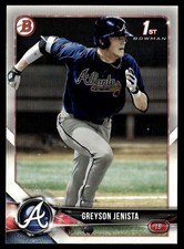 2018 Bowman Draft Greyson Jenista Atlanta Braves #BD-31