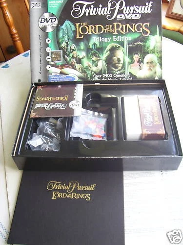 The Lord of the Rings, Trivial Pursuit, DVD  Board Game (CONTENTS SEALED) - Image 2 of 4