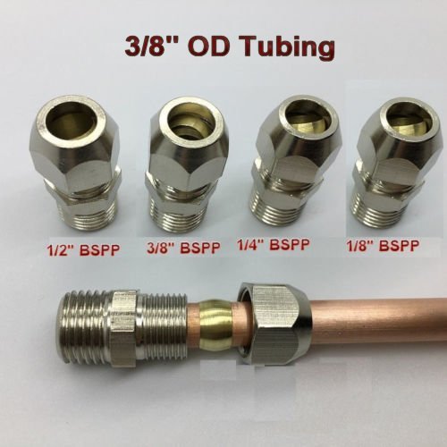Compresson 10mm Tube Tubng OD x 1/8 NPT Male Ppe Brass Fttng | eBay