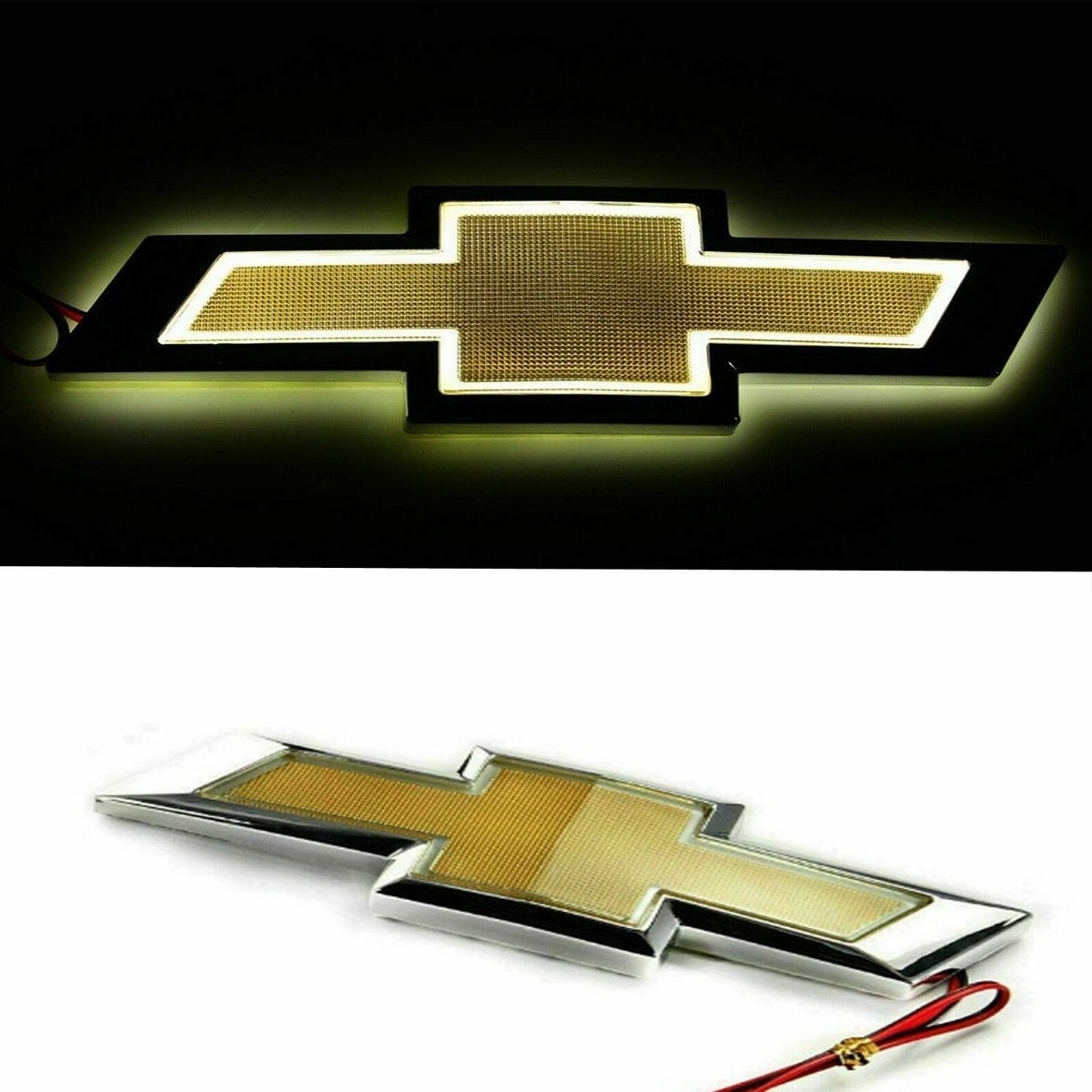 5D LED Chevrolet Sedan Tail Emblem Logo Light Badge Lamp Cruze Malibu Epica