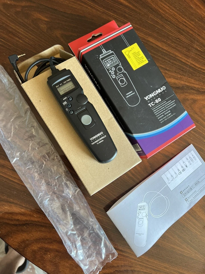 CANON COMANDO A DISTANZA TIMER TC-80N3A TimeLapse Time Lapse Eos 400D Fotocamere - Immagine 2 di 4