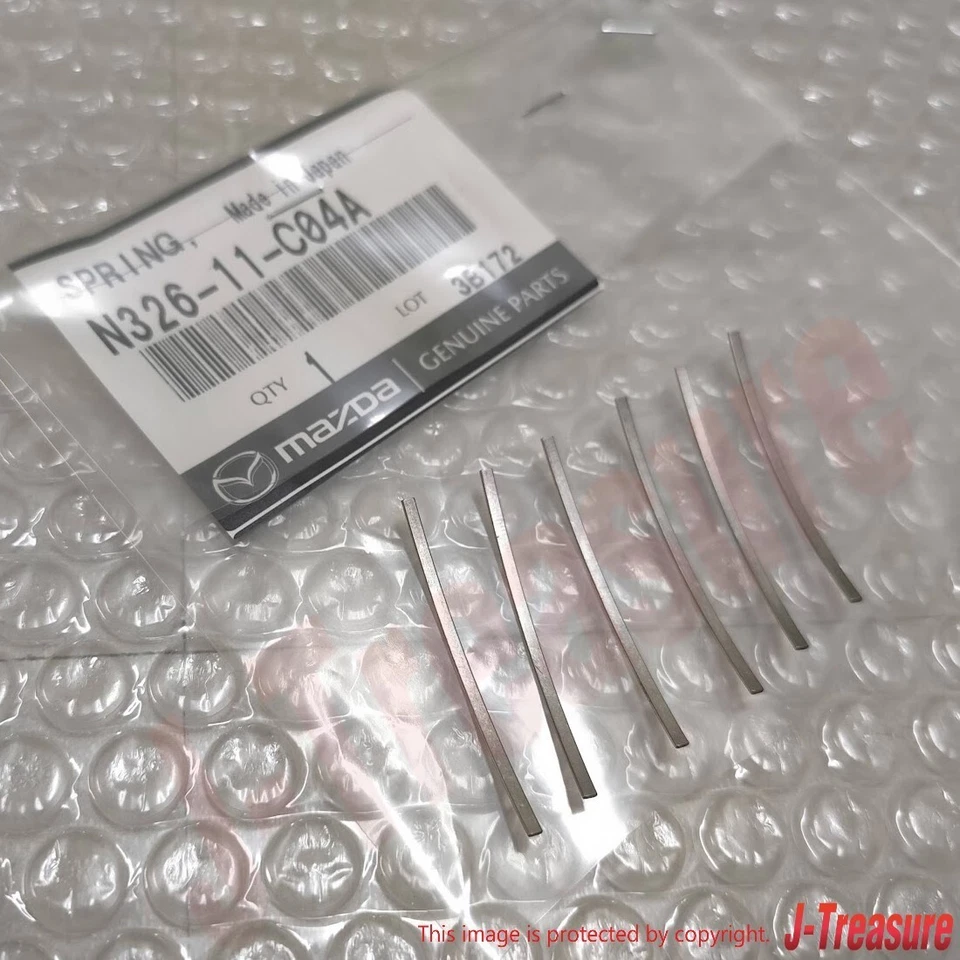 MAZDA RX-7 RX7 FC3S FD3S Genuine 13B Apex Seal Spring Set of 6 N326-11-C04A OEM - Bild 4 von 4