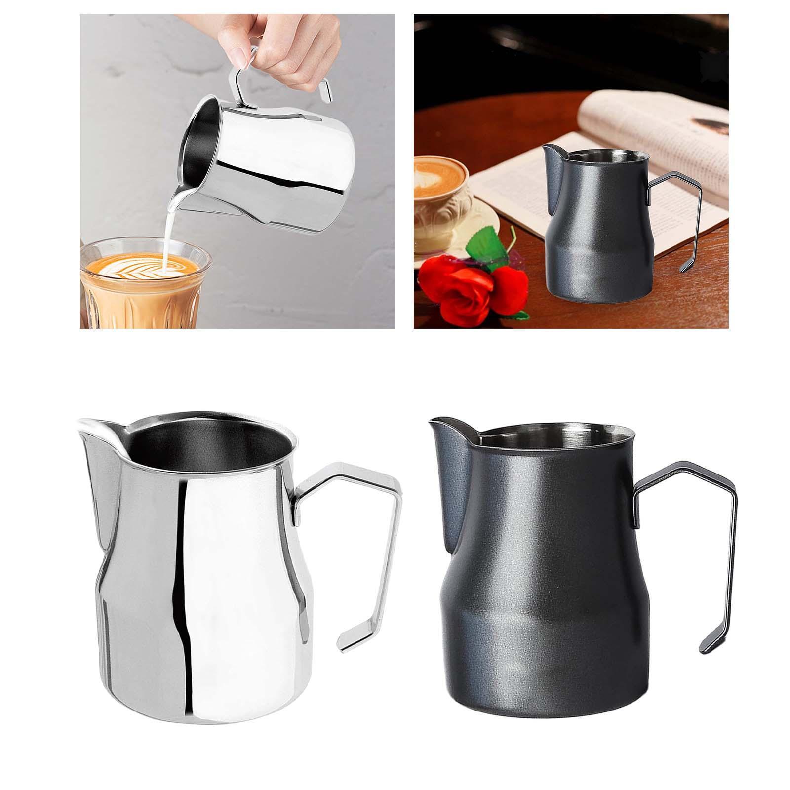 Milk Frother Cup Milk Jug Cup Latte Art Pitcher for Lattes Restaurant Home-image