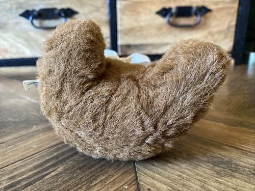 Vintage Knickerbocker Plush Pouting Bear Rubber Face - 6” - Picture 8 of 9