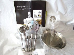 Wolfgang Puck Kitchen Tools and Ice Bucket.